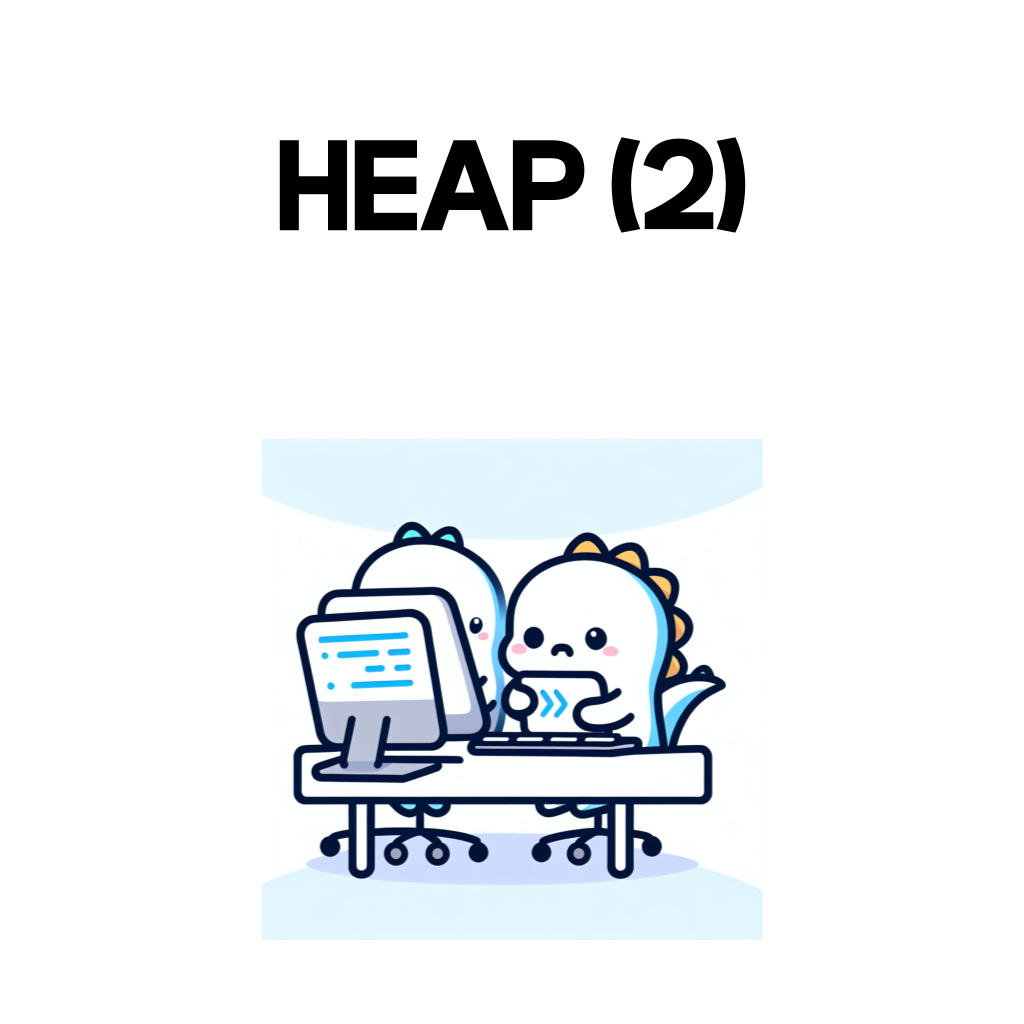 heap 응용법. heap 최적화, O(logN)