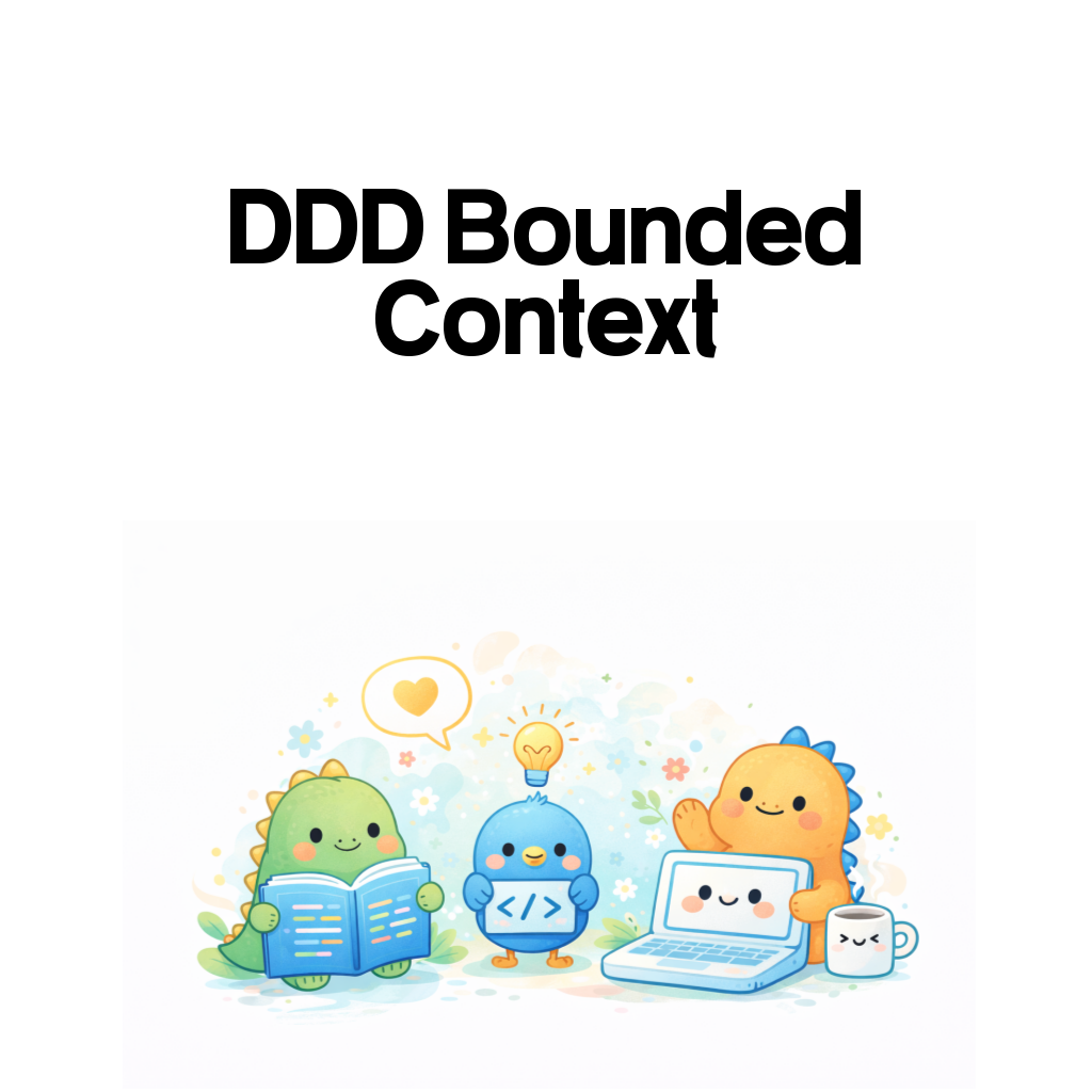 DDD의 Bounded Context를 주문 결제 회원 예시로 설명하는 대표 이미지