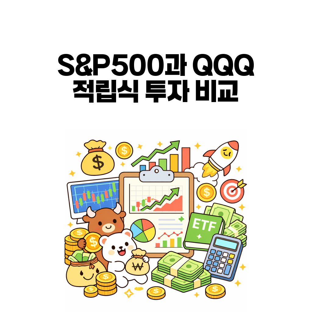 S&P500과 QQQ 적립식 투자 비교: 많이 오르는 ETF가 적립식에서도 항상 유리할까 S&P500과 QQQ 적립식 투자 비교: 많이 오르는 ETF가 적립식에서도 항상 유리할까
