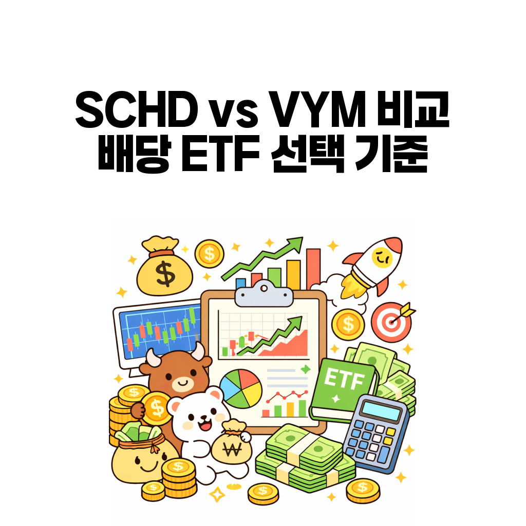 SCHD vs VYM 비교 대표 이미지