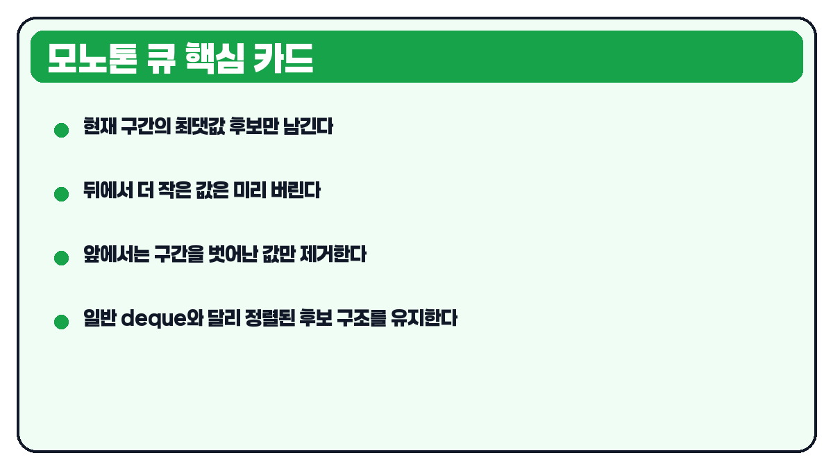 모노톤 큐 핵심 카드