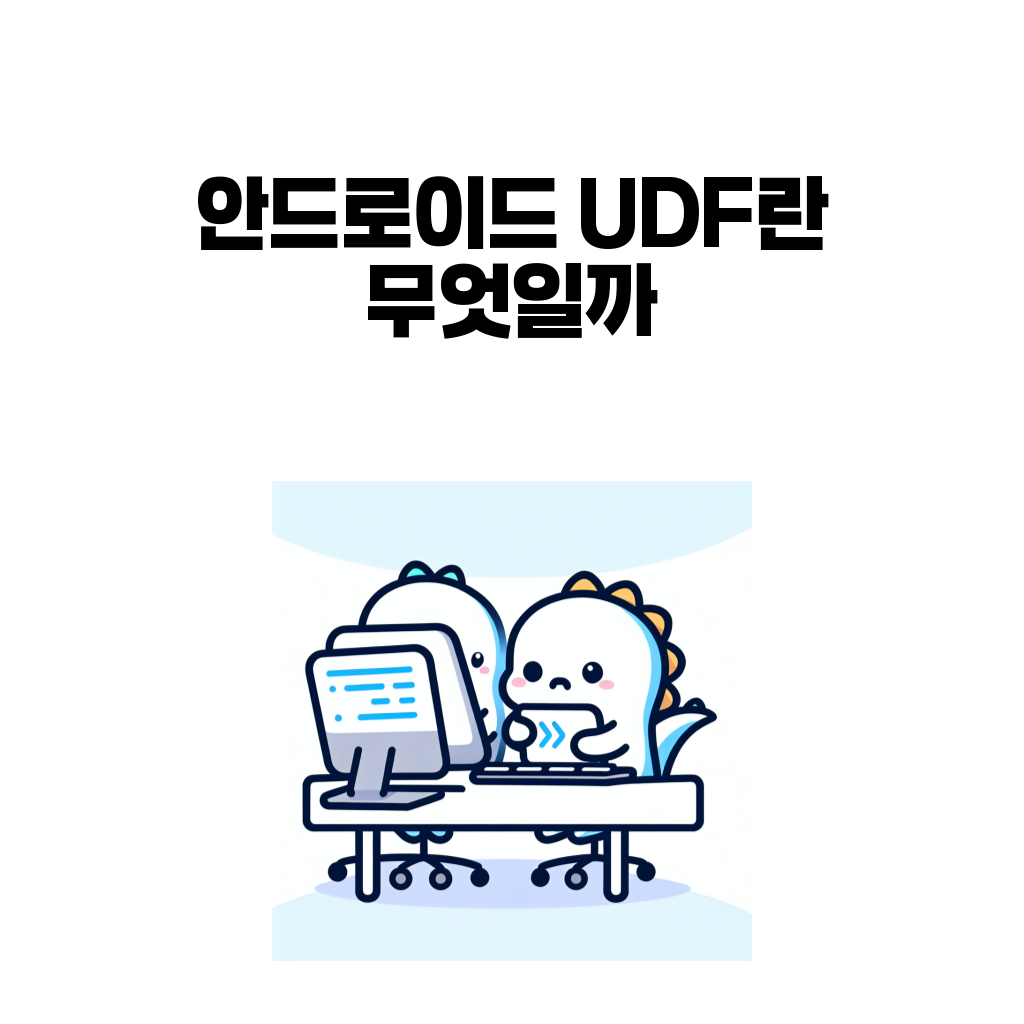 안드로이드 UDF란 무엇일까 대표 이미지