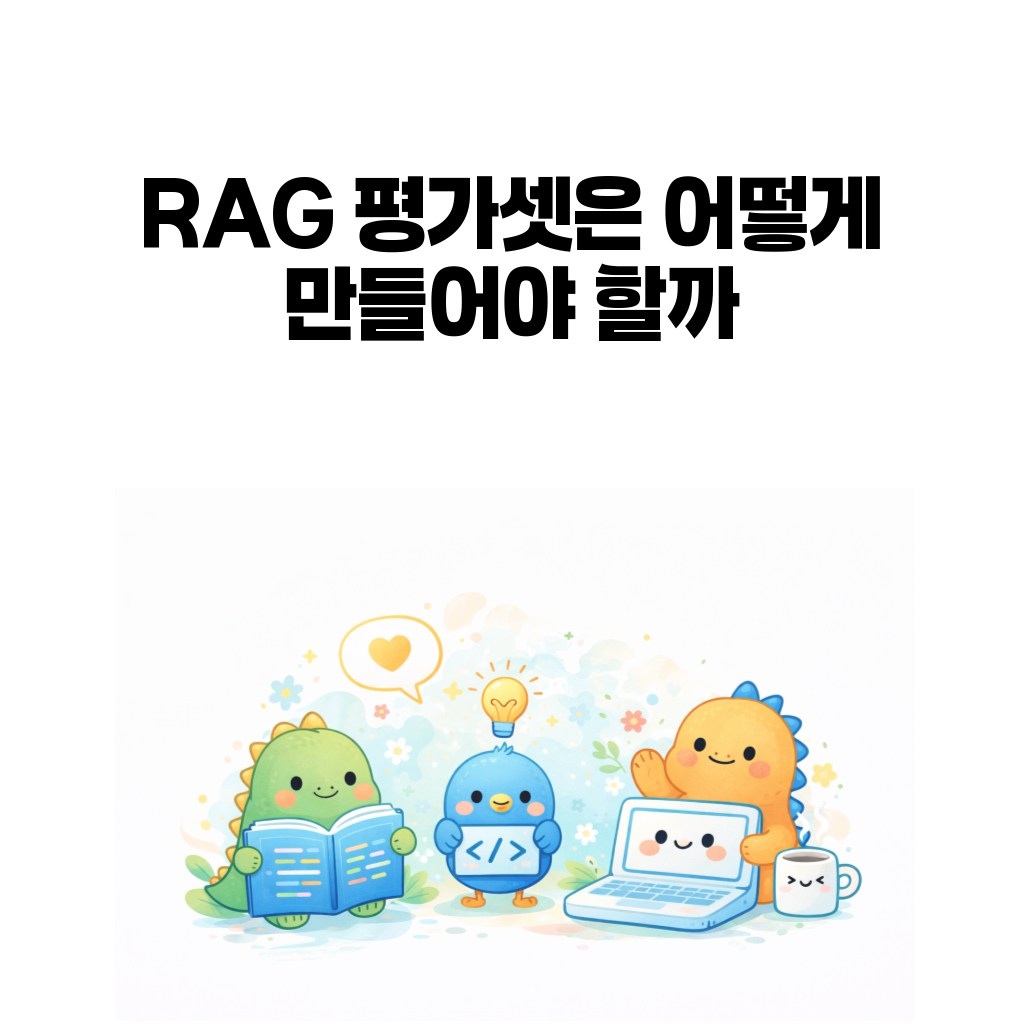 RAG 평가셋은 어떻게 만들어야 할까 대표 이미지