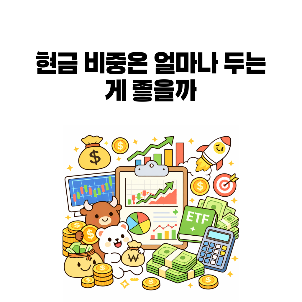 현금 비중은 얼마나 두는 게 좋을까 대표 이미지