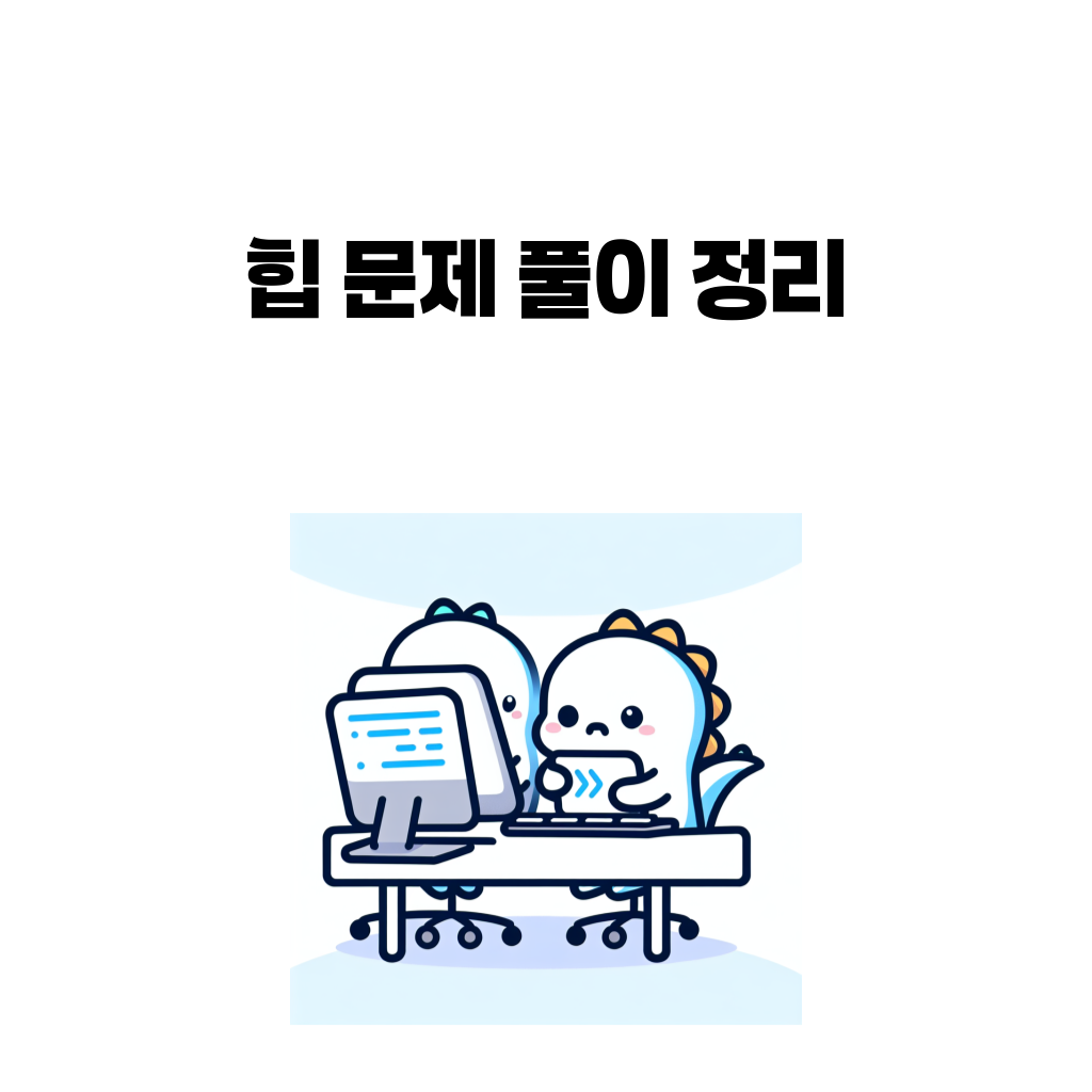 힙 문제 풀이 정리 대표 이미지