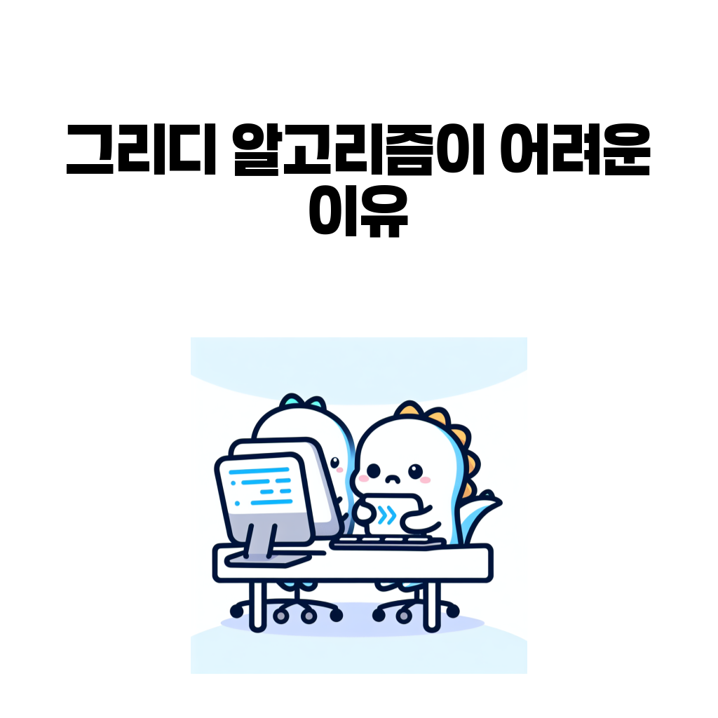 그리디 알고리즘이 어려운 이유 대표 이미지