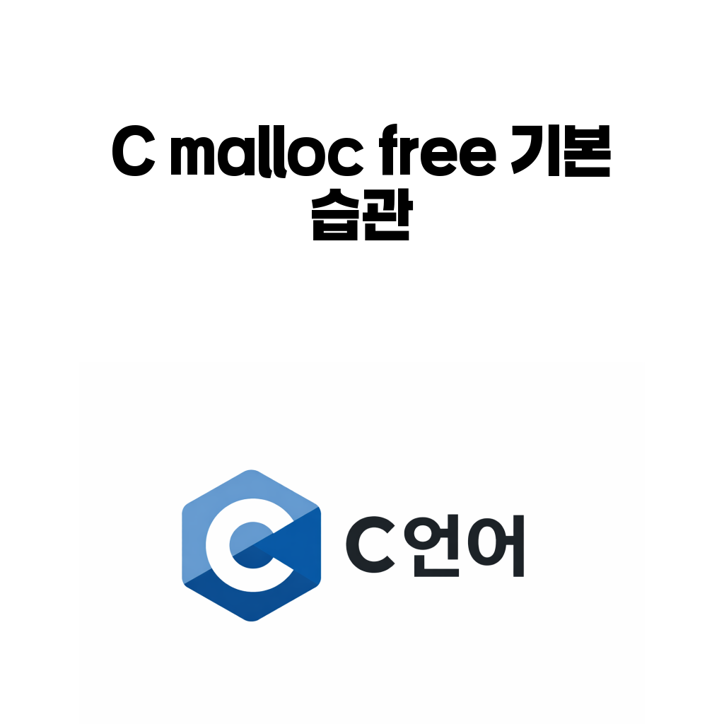 C malloc free 메모리 누수 대표 이미지