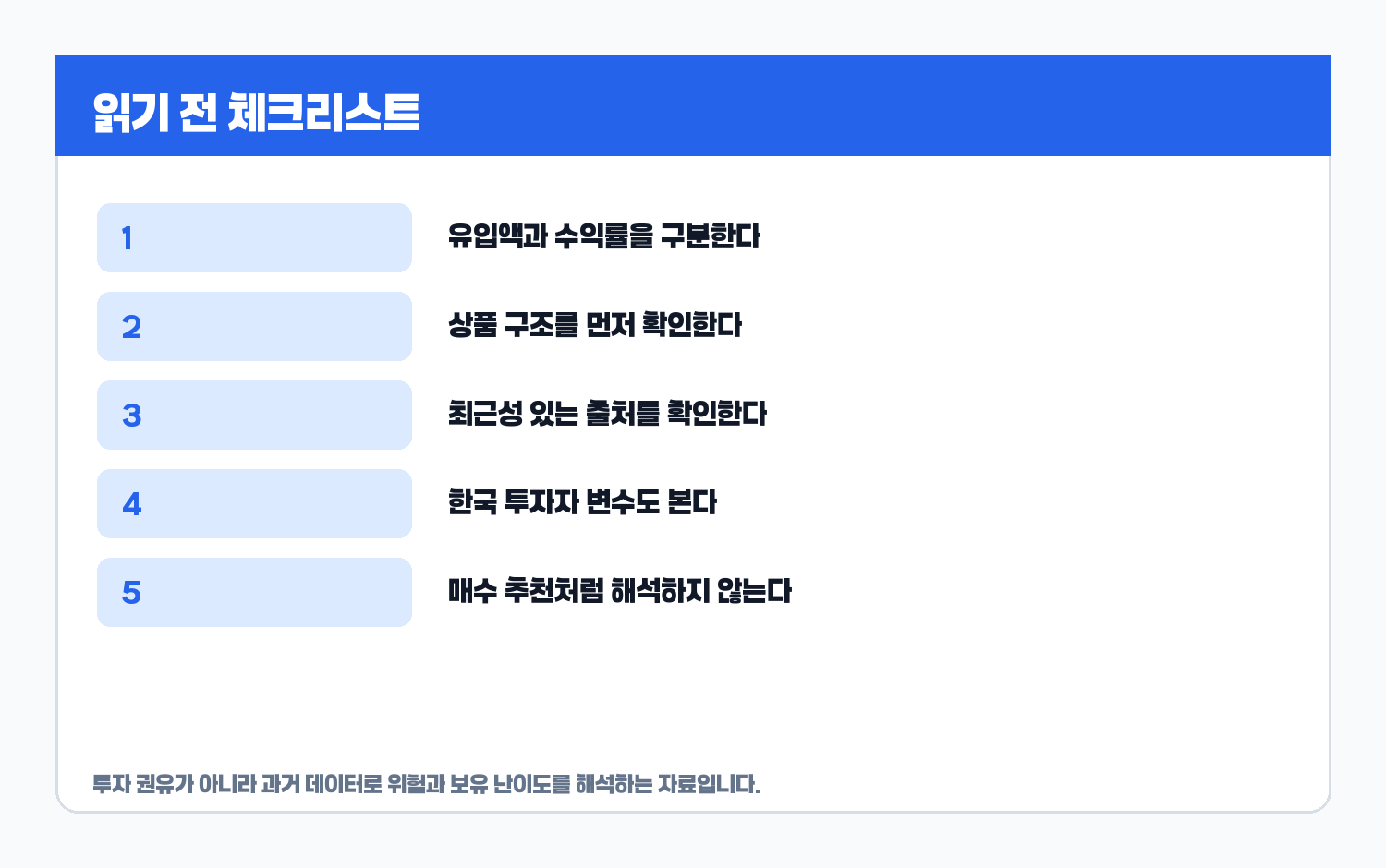 ETF 체크리스트 카드