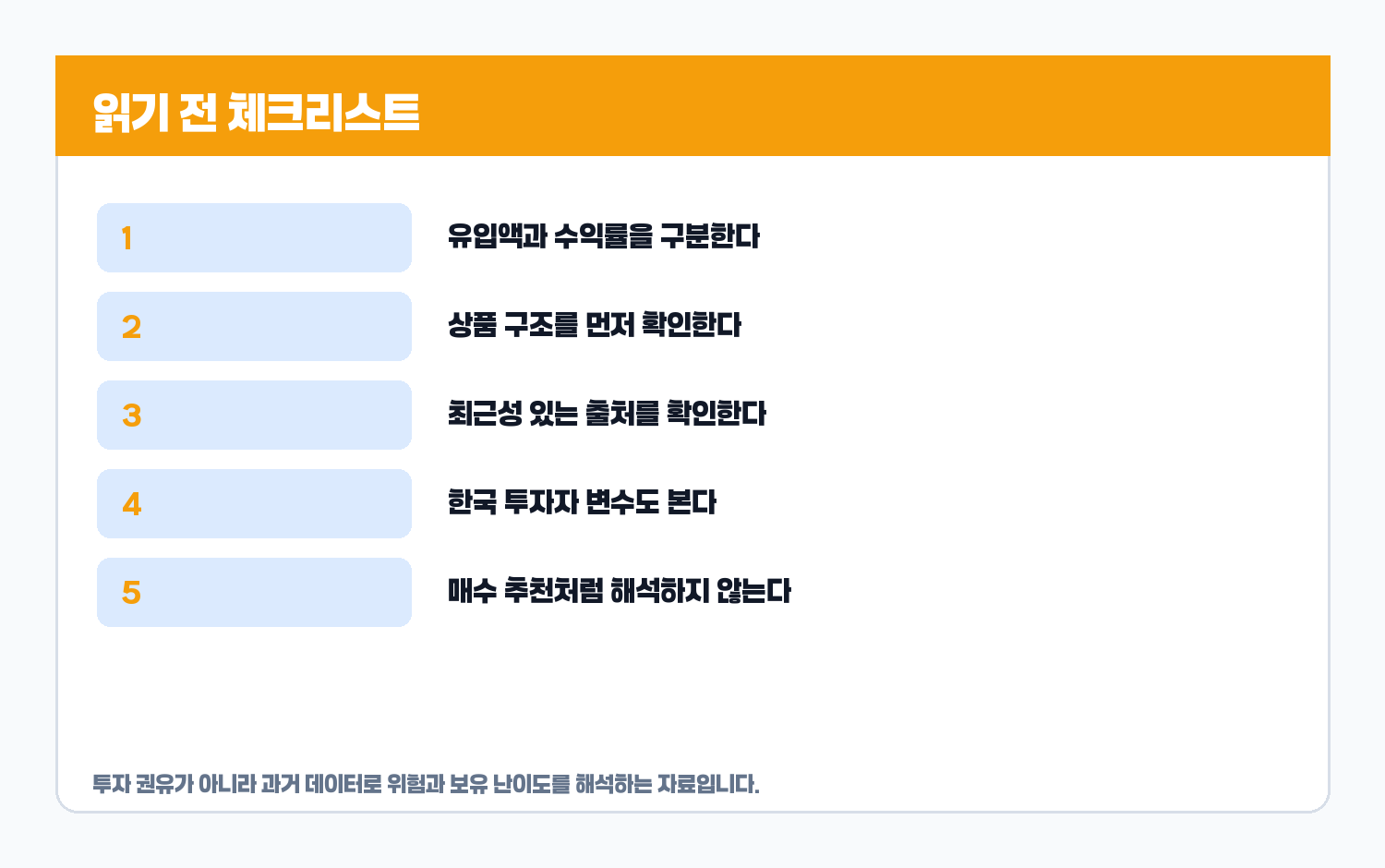 ETF 체크리스트 카드
