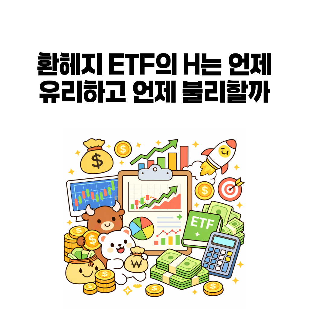 환헤지 ETF의 H는 언제 유리하고 언제 불리할까 환헤지 ETF의 H는 언제 유리하고 언제 불리할까