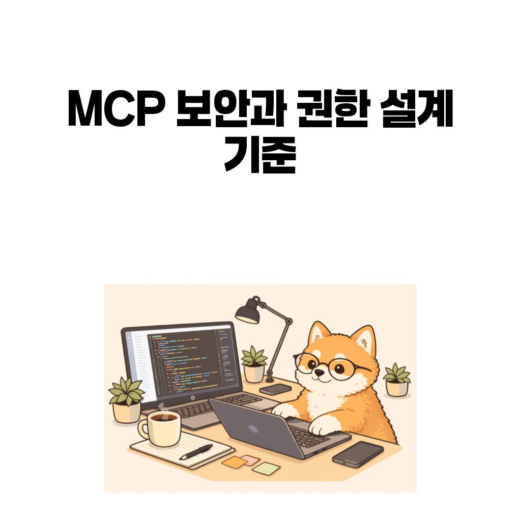 AI 에이전트 실전 설계 시리즈 (9) – MCP 보안과 권한 설계 기준 AI 에이전트 실전 설계 시리즈 (9) – MCP 보안과 권한 설계 기준