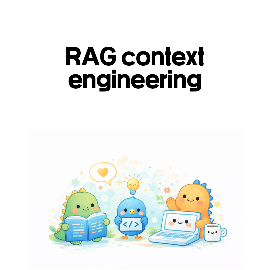 RAG context engineering을 설명하는 대표 이미지