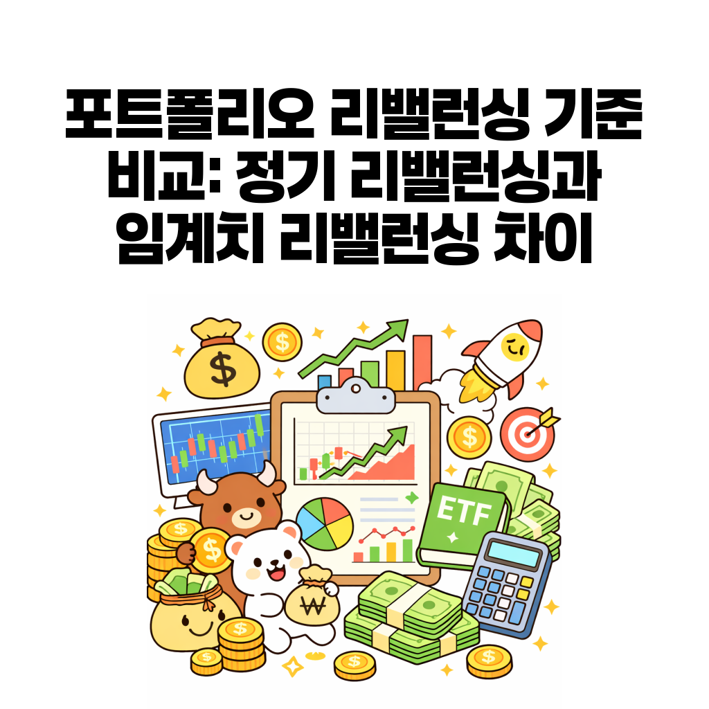 포트폴리오 리밸런싱 기준 대표 이미지