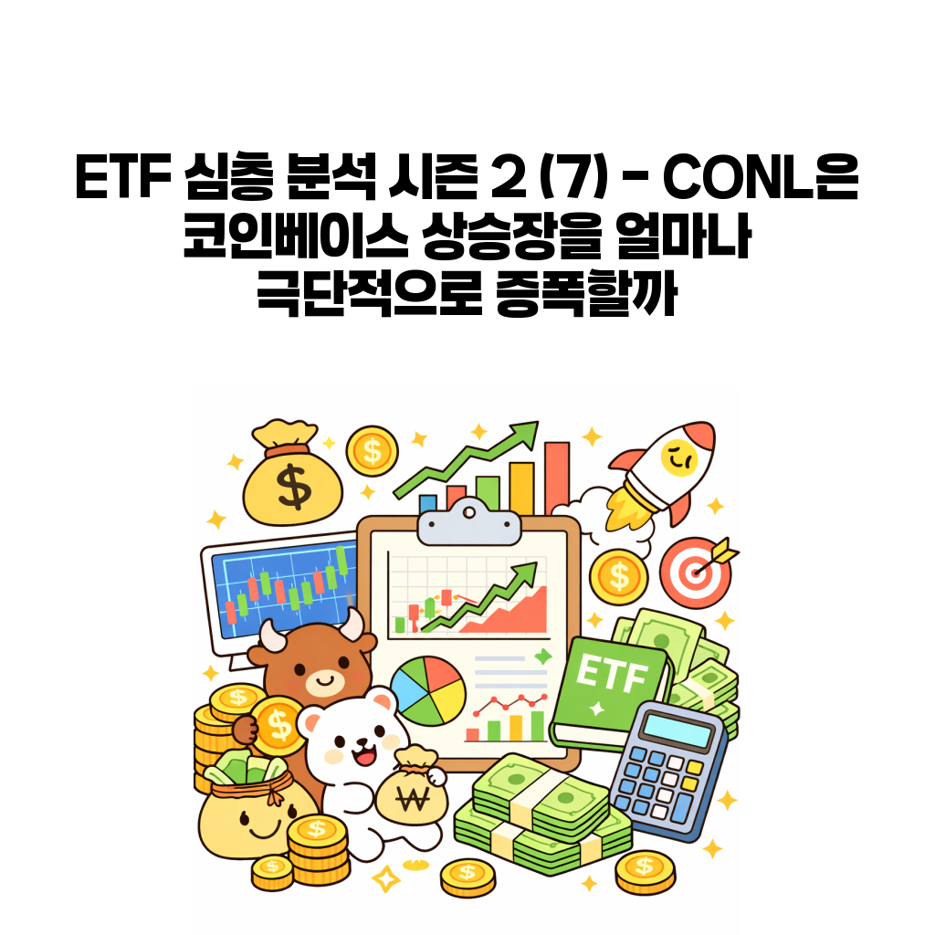 CONL ETF 코인베이스 단일종목 레버리지 위험 대표 이미지