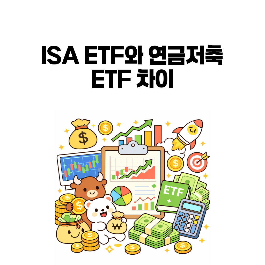 ISA ETF와 연금저축 ETF는 무엇이 다를까: 세제 혜택보다 먼저 봐야 할 계좌의 목적 ISA ETF와 연금저축 ETF는 무엇이 다를까: 세제 혜택보다 먼저 봐야 할 계좌의 목적