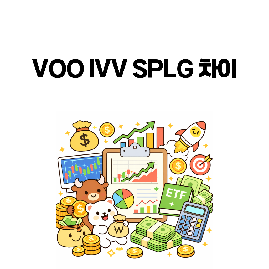 VOO IVV SPLG 차이: 같은 S&P500 ETF인데 왜 수수료와 가격이 다를까 VOO IVV SPLG 차이: 같은 S&P500 ETF인데 왜 수수료와 가격이 다를까