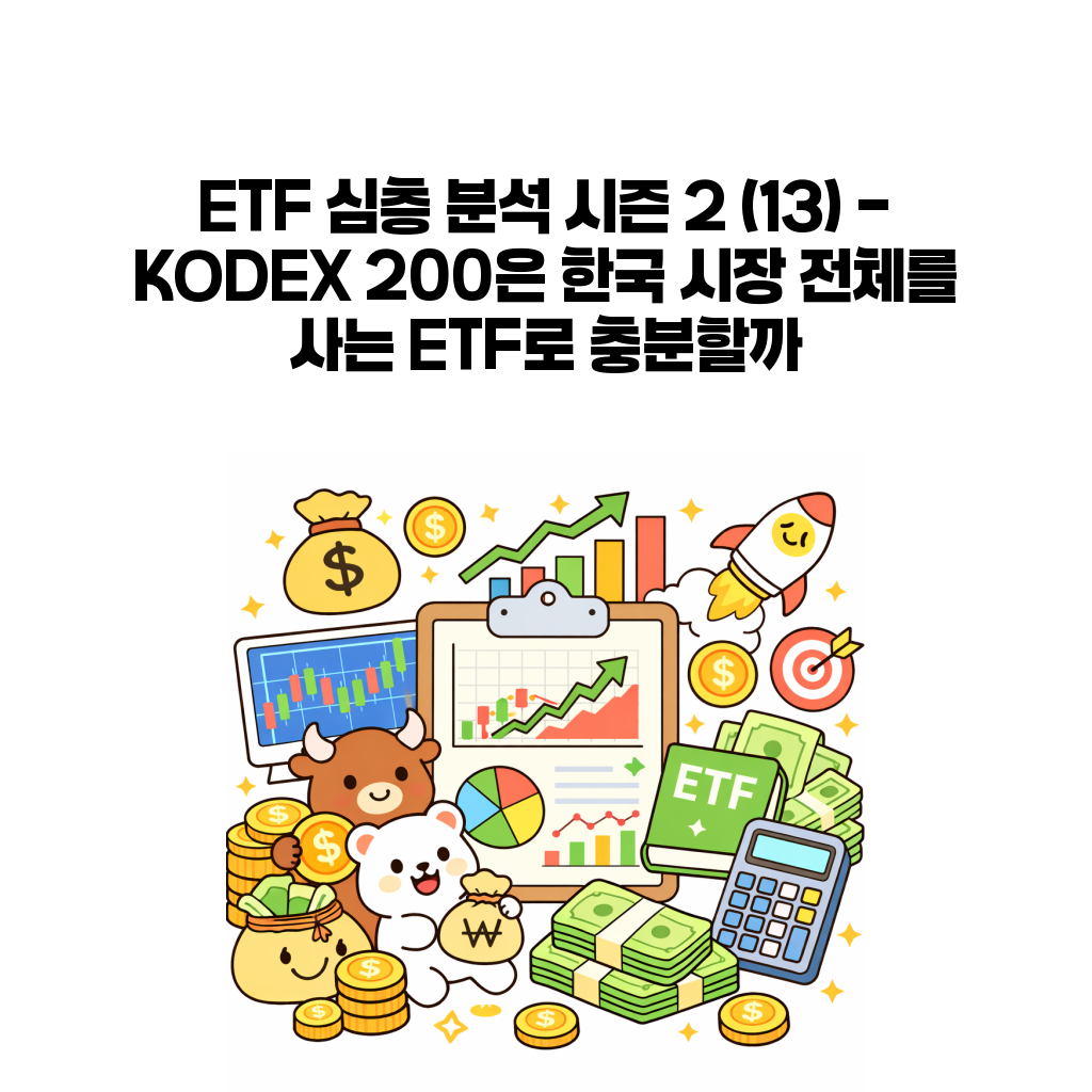 ETF 심층 분석 시즌 2 (13) – KODEX 200은 한국 시장 전체를 사는 ETF로 충분할까 ETF 심층 분석 시즌 2 (13) – KODEX 200은 한국 시장 전체를 사는 ETF로 충분할까