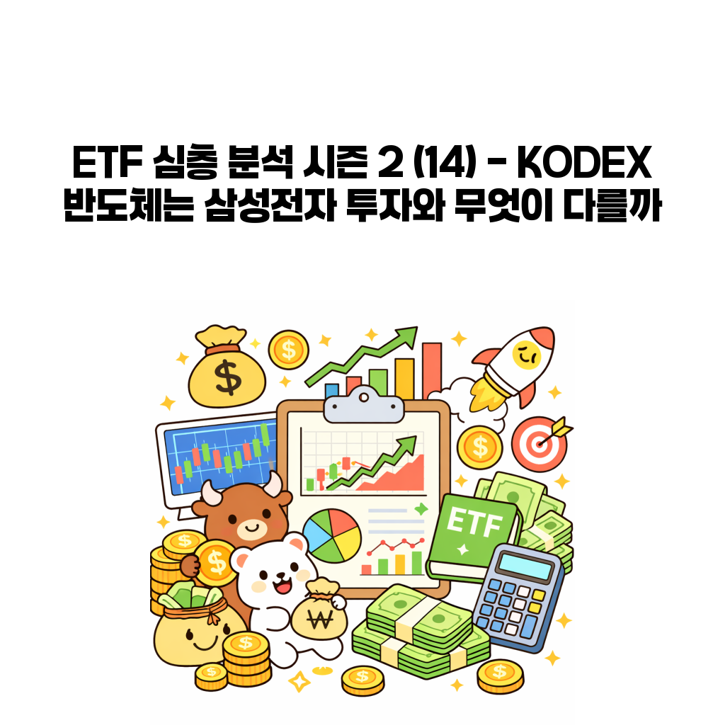 ETF 심층 분석 시즌 2 (14) – KODEX 반도체는 삼성전자 투자와 무엇이 다를까 ETF 심층 분석 시즌 2 (14) – KODEX 반도체는 삼성전자 투자와 무엇이 다를까