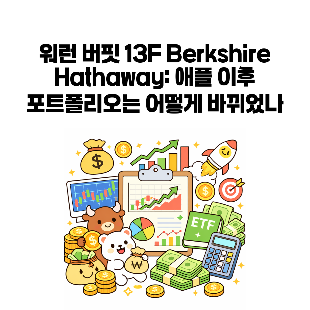 2026년 2분기 13F 포트폴리오 분석 (2) – 워런 버핏 13F Berkshire Hathaway: 애플 이후 포트폴리오는 어떻게 바뀌었나 2026년 2분기 13F 포트폴리오 분석 (2) – 워런 버핏 13F Berkshire Hathaway: 애플 이후 포트폴리오는 어떻게 바뀌었나
