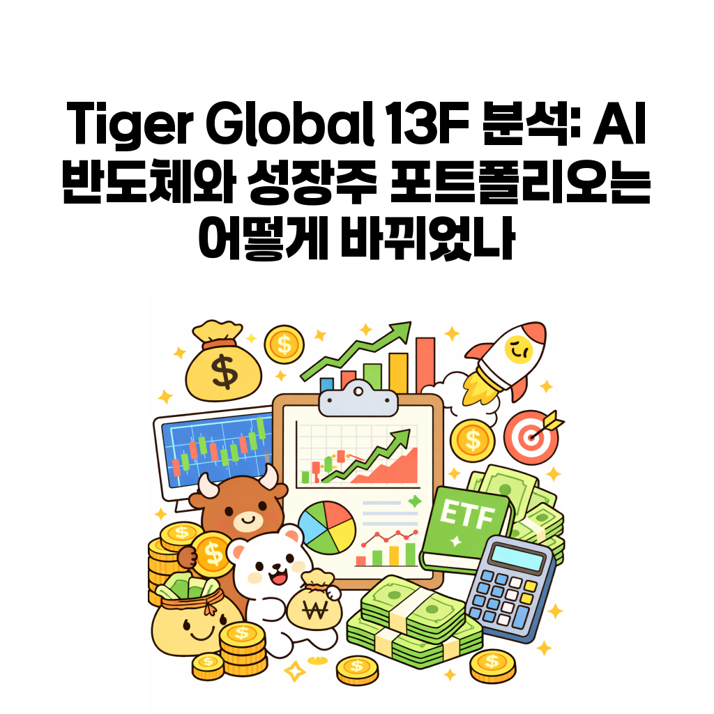2026년 2분기 13F 포트폴리오 분석 (7) – Tiger Global 13F 분석: AI 반도체와 성장주 포트폴리오는 어떻게 바뀌었나 2026년 2분기 13F 포트폴리오 분석 (7) – Tiger Global 13F 분석: AI 반도체와 성장주 포트폴리오는 어떻게 바뀌었나