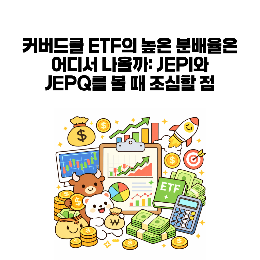 커버드콜 ETF의 높은 분배율은 어디서 나올까: JEPI와 JEPQ를 볼 때 조심할 점 커버드콜 ETF의 높은 분배율은 어디서 나올까: JEPI와 JEPQ를 볼 때 조심할 점