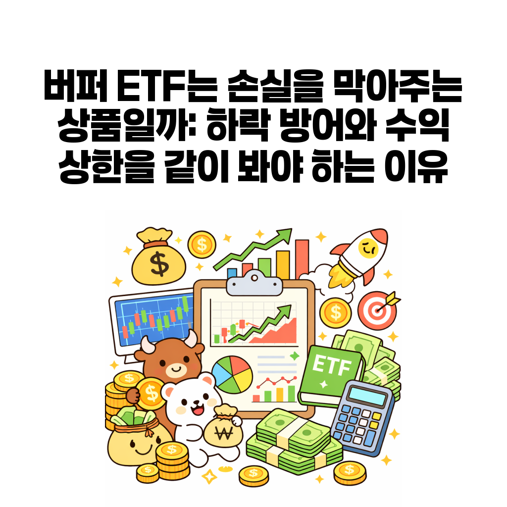 버퍼 ETF는 손실을 막아주는 상품일까: 하락 방어와 수익 상한을 같이 봐야 하는 이유 버퍼 ETF는 손실을 막아주는 상품일까: 하락 방어와 수익 상한을 같이 봐야 하는 이유