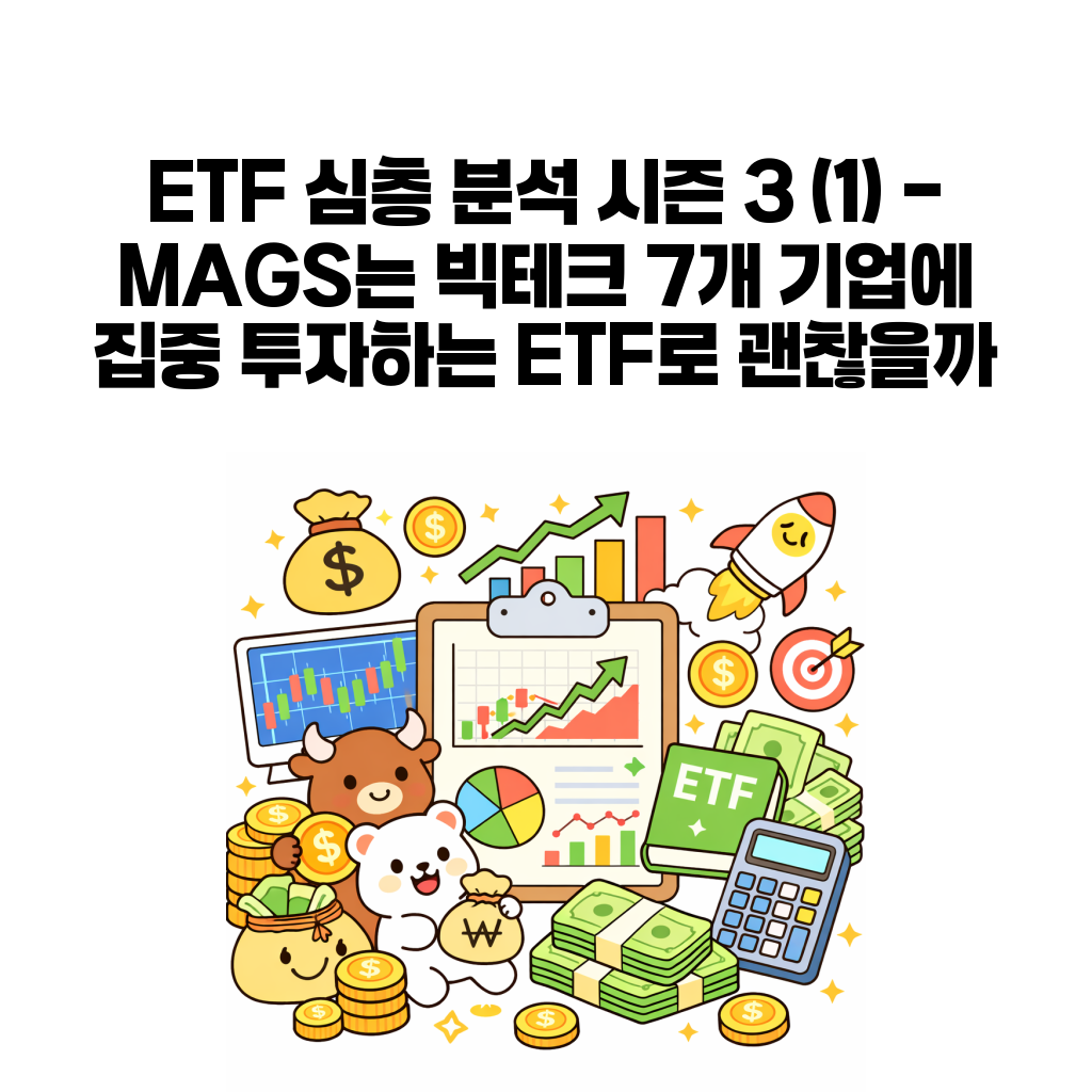 ETF 심층 분석 시즌 3 (1) – MAGS는 빅테크 7개 기업에 집중 투자하는 ETF로 괜찮을까 ETF 심층 분석 시즌 3 (1) – MAGS는 빅테크 7개 기업에 집중 투자하는 ETF로 괜찮을까