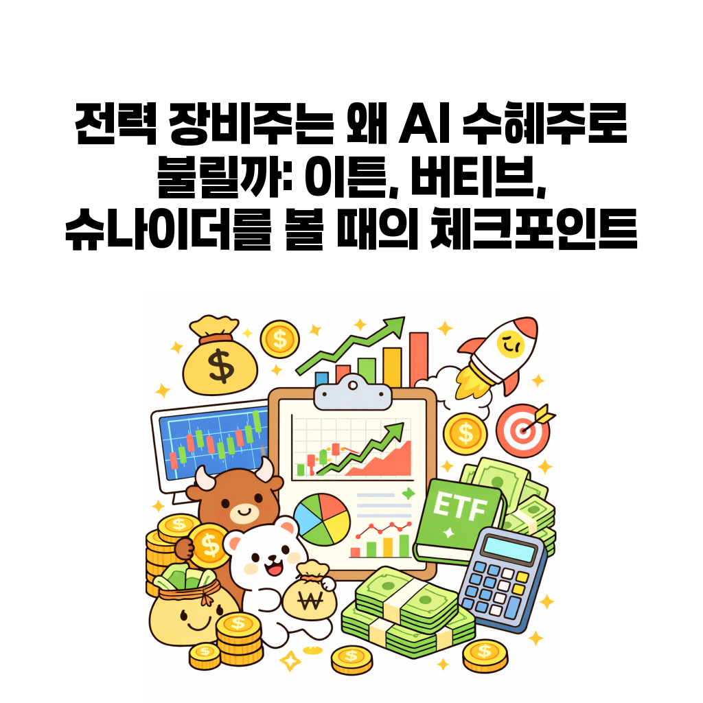전력 장비주는 왜 AI 수혜주로 불릴까: 이튼, 버티브, 슈나이더를 볼 때의 체크포인트 전력 장비주는 왜 AI 수혜주로 불릴까: 이튼, 버티브, 슈나이더를 볼 때의 체크포인트